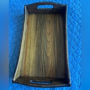 Vintage Wooden Bath/Serving Tray Decor